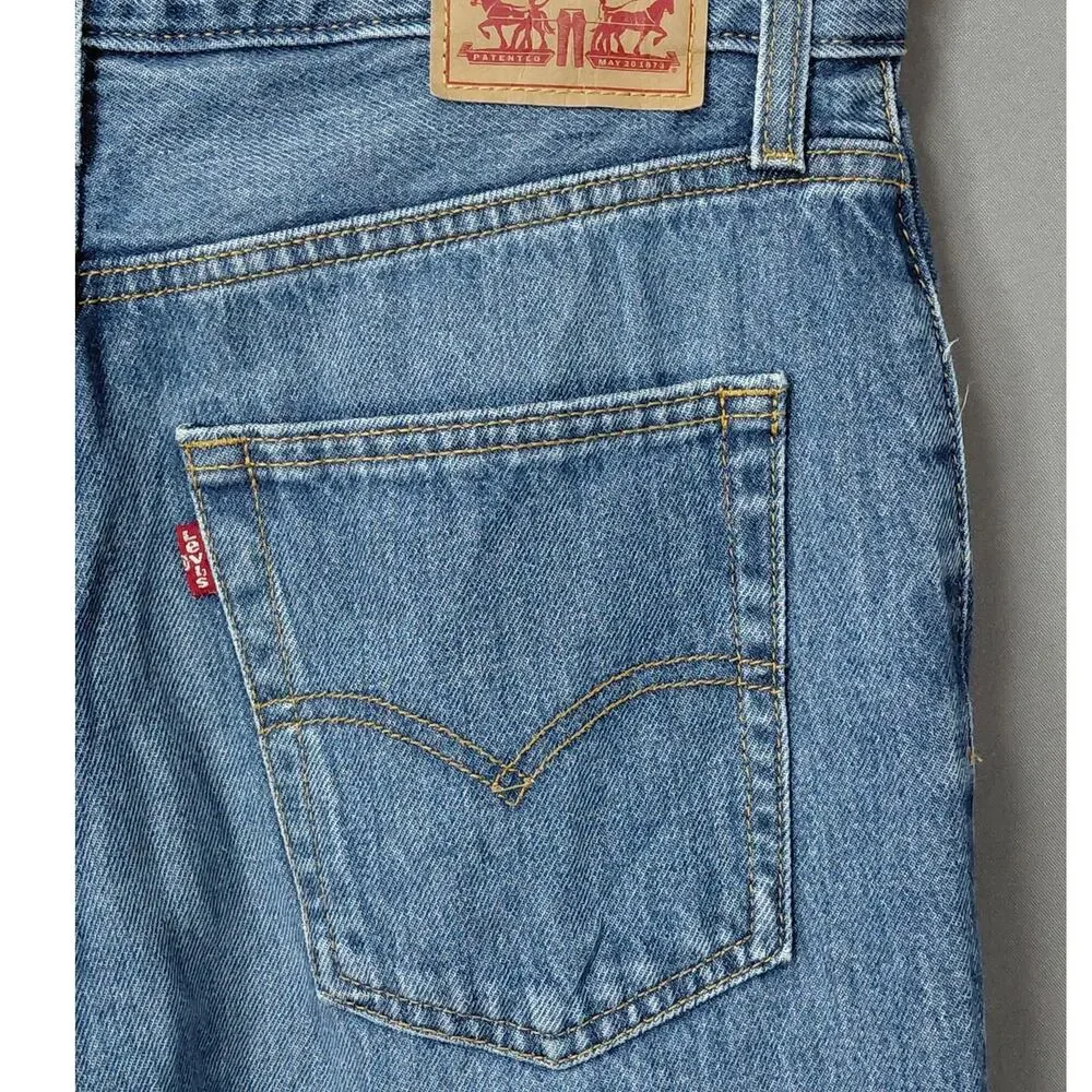 LEVI STRAUSS Blue 94 Baggy Stretch Jeans Relaxed Denim Size 29